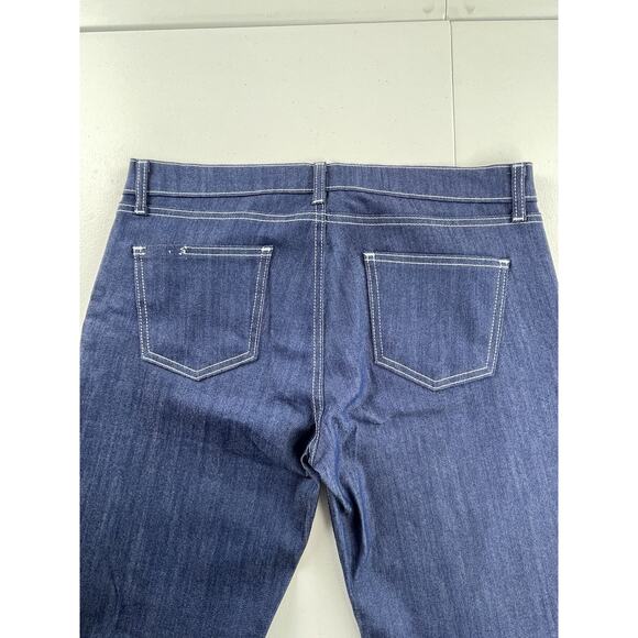 Blue Delta Denim Jeans Size 32X30 Natural Indigo White Stitching Custom Bespoke - Picture 11 of 13
